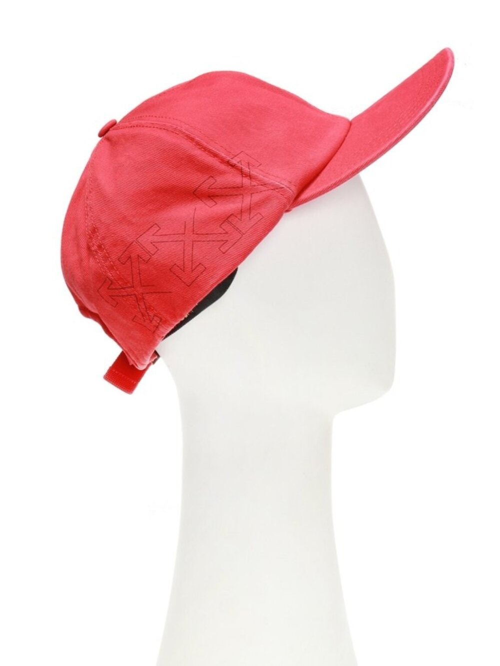 Off-White x Virgil Abloh Arrows 5 Panel Cap Hat Red